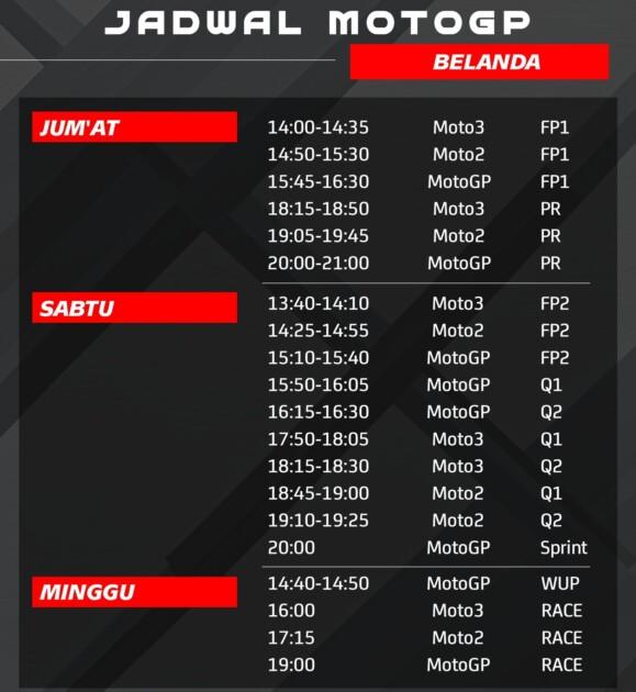 Marquez Bersiap Lanjutkan Tren Positif di MotoGP Belanda 2025 2 Jadwal MotoGP Belanda 2025