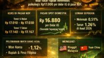 Infografik Rupiah Melemah | PUNGGAWA NEWS