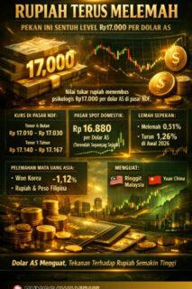 Infografik Rupiah Melemah | PUNGGAWA NEWS