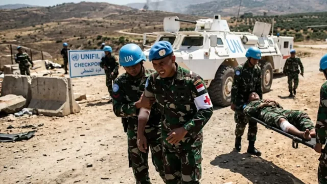 PRAJURIT TNI UNIFIL TERLUKA | PUNGGAWA NEWS